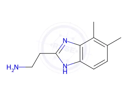Chemical structure of 2-(4,5-Dimethyl-1H-benzimidazol-2-yl)ethanamine dihydrochloride