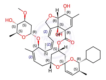 Chemical structure of Selamectin Impurity 11