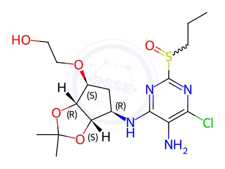 Chemical structure of Ticagrelor Impurity 416