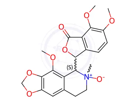 Chemical structure of Noscapine Impurity 11(Noscapine N-Oxide)