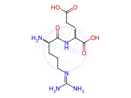 Chemical structure of Arginine Impurity 37