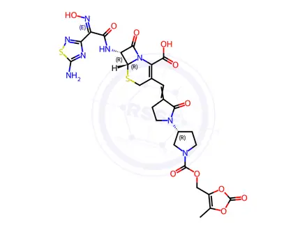 Chemical structure of Ceftobiprole Impurity 5