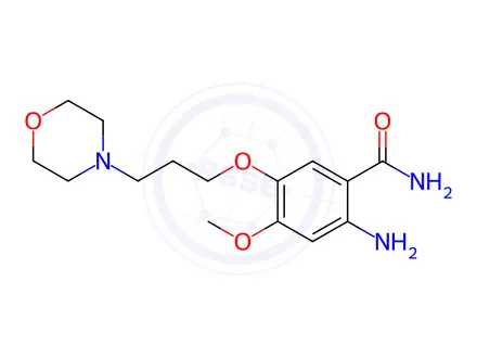 Chemical structure of Gefitinib impurity L