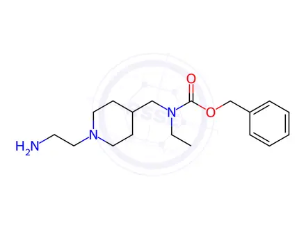 Chemical structure of Benzyl ((1-(2-aminoethyl)piperidin-4-yl)methyl)(ethyl)carbamate