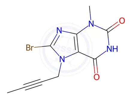 Chemical structure of Linagliptin Impurity 37