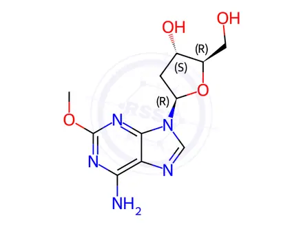 Chemical structure of Cladribine EP Impurity B
