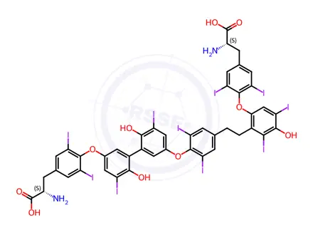Chemical structure of Liothyronine Impurity 9