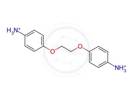 Chemical structure of [4-[2-(4-azaniumylphenoxy)ethoxy]phenyl]azanium dichloride