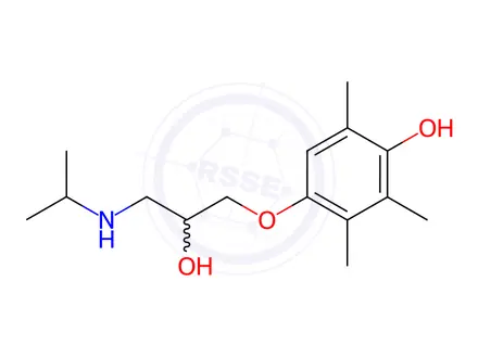 Chemical structure of Metipranolol Impurity 1