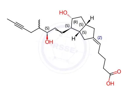 Chemical structure of Iloprost Impurity A