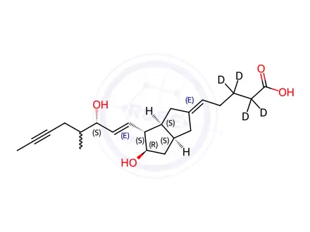 Chemical structure of Iloprost-d4