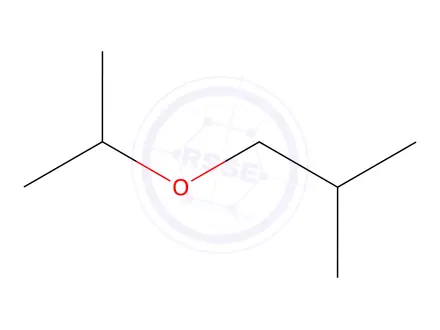 Chemical structure of isopropyl isobutyl ether