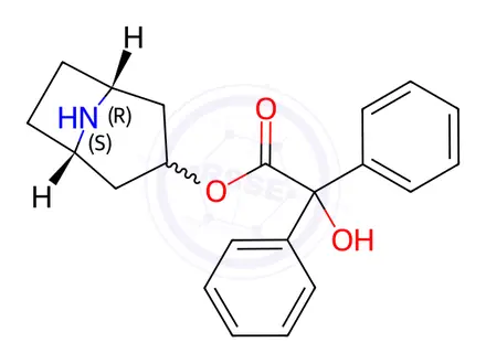 Chemical structure of Trospium Chloride EP Impurity B