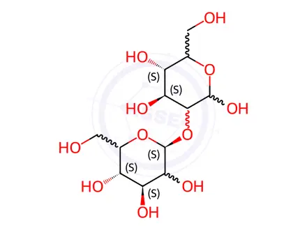 Chemical structure of Mannose Impurity 3 (β-1,2-Mannobiose)