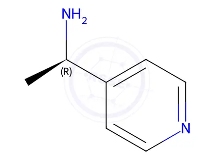 Chemical structure of (R)-1-(4-Pyridyl)ethylamine Dihydrochloride