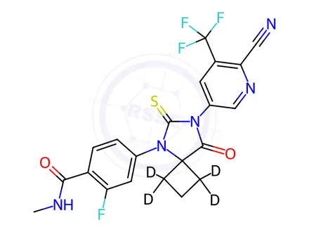 Chemical structure of Apalutamide D4