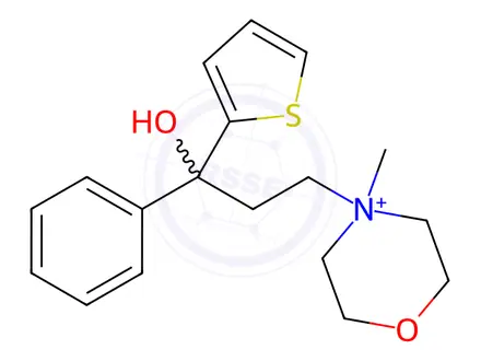 Chemical structure of Tiemonium methylsulfate