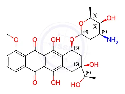 Chemical structure of Doxorubicin Impurity 16