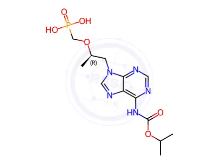 Chemical structure of Tenofovir Isopropyl Carbamate