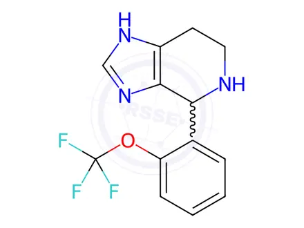 Chemical structure of 4-[2-(trifluoromethoxy)phenyl]-3h,4h,5h,6h,7h-imidazo[4,5-c]pyridine