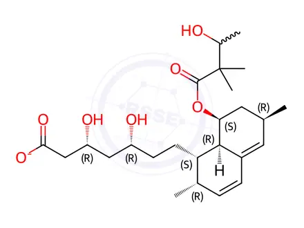 Chemical structure of 3”-Hydroxy simvastatin acid sodium salt