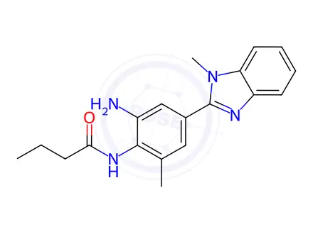 Chemical structure of Telmisartan Impurity 42