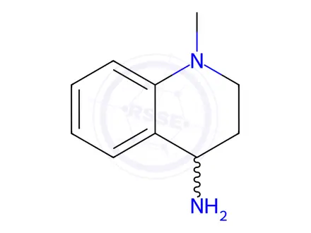 Chemical structure of 1-methyl-1,2,3,4-tetrahydroquinolin-4-amine dihydrochloride