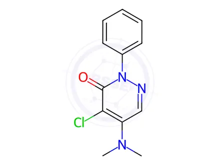 Chemical structure of 4-Chloro-5-(dimethylamino)-2-phenylpyridazin-3(2h)-one