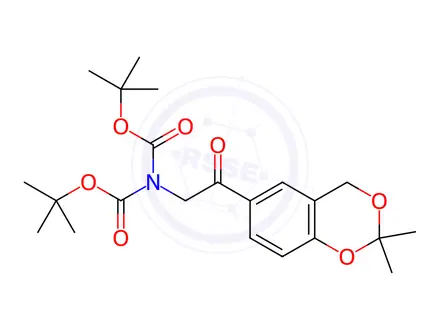 Chemical structure of Vilanterol Trifenatate Impurity 50