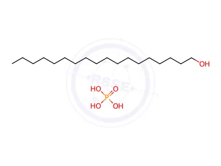 Chemical structure of Phosphoric acid, octadecyl ester