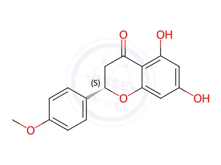 Chemical structure of Isosakuranetin