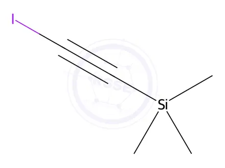 Chemical structure of 1-Iodo-2-(trimethylsilyl)acetylene