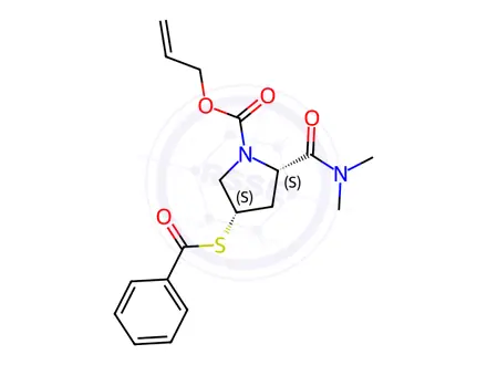 Chemical structure of Meropenem Impurity 77