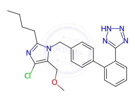 Chemical structure of Losartan Methyl Ether