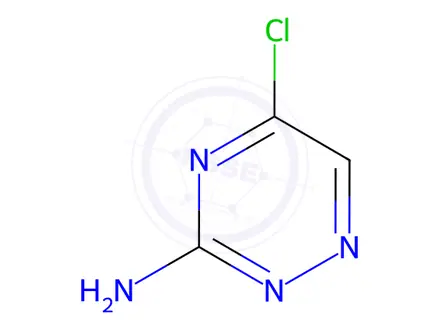 Chemical structure of 5-Chloro-1,2,4-triazin-3-amine