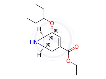 Chemical structure of Oseltamivir Impurity 30