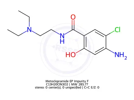 Chemical structure of Metoclopramide EP Impurity F