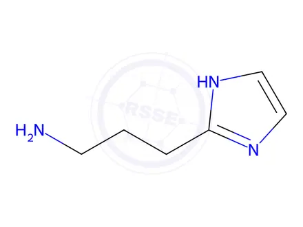 Chemical structure of 2-(3-Aminopropyl)imidazole dihydrochloride