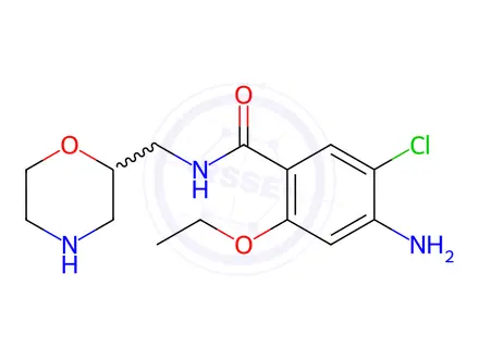 Chemical structure of Mosapride citrate Impurity A