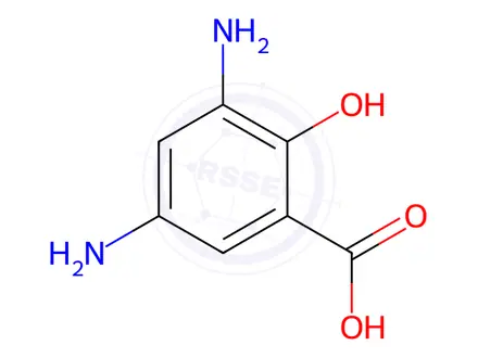 Chemical structure of Mesalazine Impurity 10 Dihydrochloride (Mesalazine EP Impurity J Dihydrochloride)