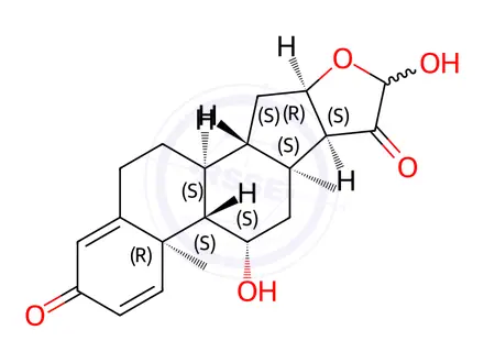 Chemical structure of Prednisolone Impurity 23
