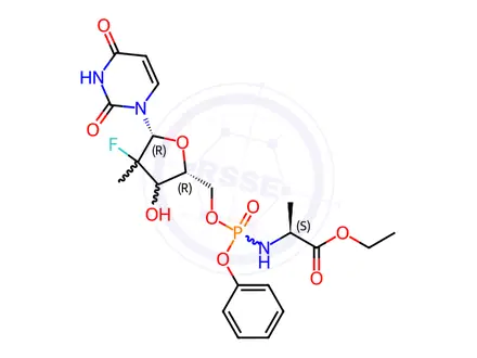 Chemical structure of Sofosbuvir Impurity 138