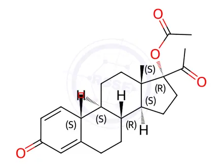Chemical structure of Cyproterone Acetate Impurity 8(Cyproterone Acetate EP Impurity H)