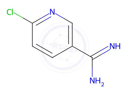 Chemical structure of 6-Chloronicotinimidamide dihydrochloride