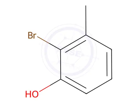 Chemical structure of 2-Bromo-3-methylphenol