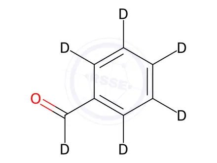 Chemical structure of Benzaldehyde-d6