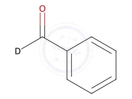 Chemical structure of Benzaldehyde-α-d1