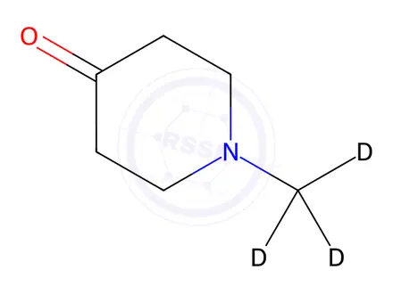 Chemical structure of 1-Methyl-d3-4-piperidone