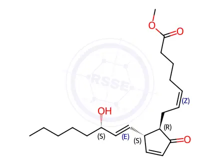 Chemical structure of Prostaglandin A2 methyl ester
