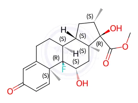 Chemical structure of Betamethasone Sodium Phosphate Impurity 17